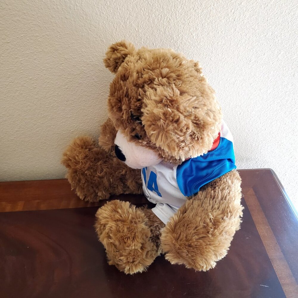 Bearemy Brown Bear Stuffed Animal Plush Toy Build a Bear Athlete Outfit - Picture 5 of 6